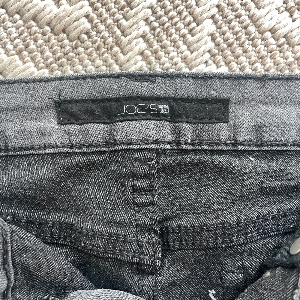 Joe's Jeans Charcoal Girls Denim Shorts - Picture 4 of 7